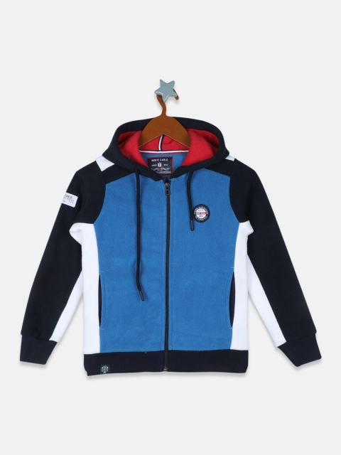 

Monte Carlo Boys Multicoloured Colourblocked Hooded Sweatshirt, Multi