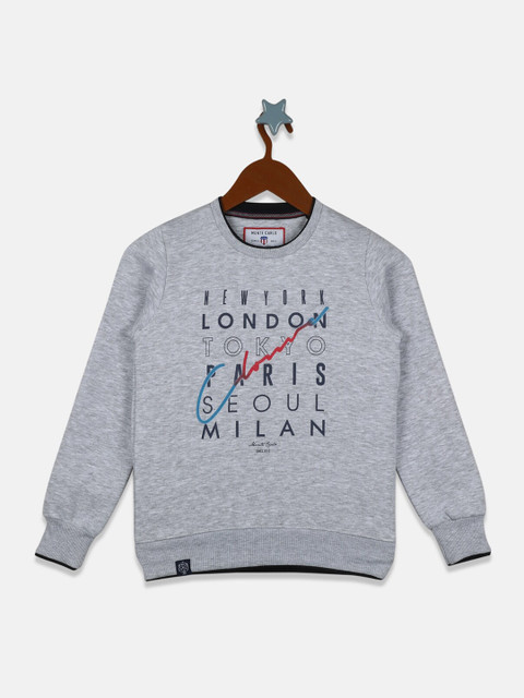 

Monte Carlo Boys Grey Printed Sweatshirt