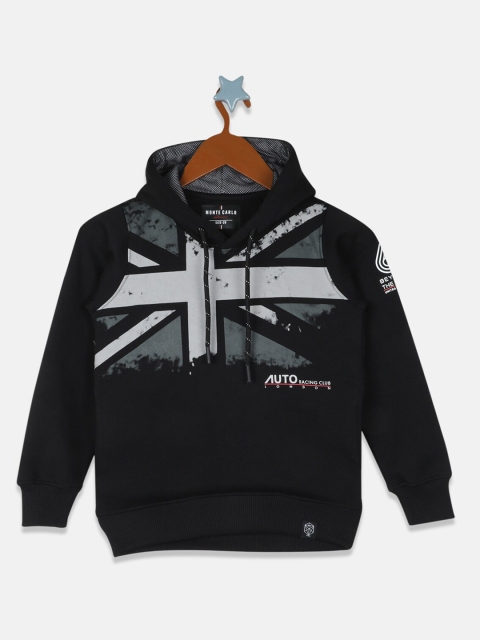 

Monte Carlo Boys Black Printed Sweatshirt
