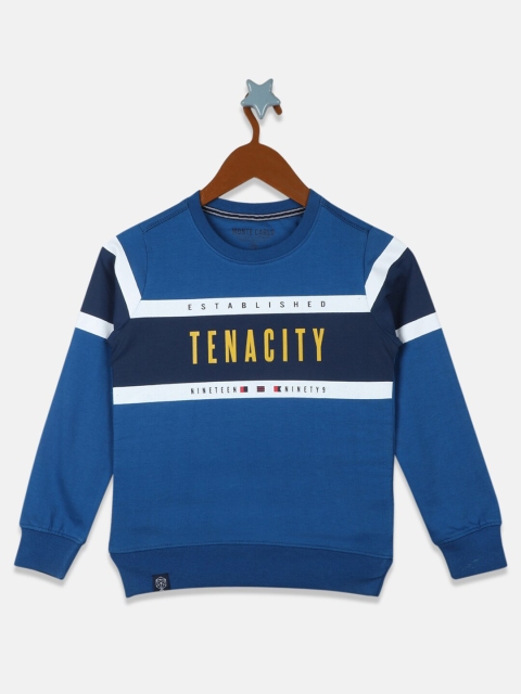 

Monte Carlo Boys Blue Printed Sweatshirt