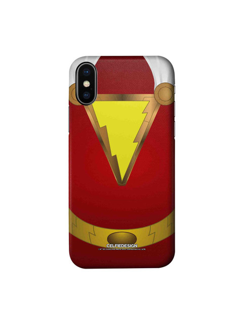 

CelfieDesign Red & Yellow Suit Up Shazam iPhone Xs Slim Back Case