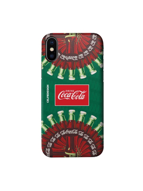 

CelfieDesign Green & Red Drink Coke Printed iPhone XS Slim Back Case