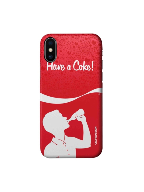 

CelfieDesign Red & White Have a Coke Boy Printed iPhone Xs Slim Back Case