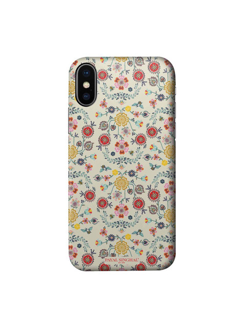 

CelfieDesign White & Red Payal Singhal Spring iPhone Xs Slim Back Case