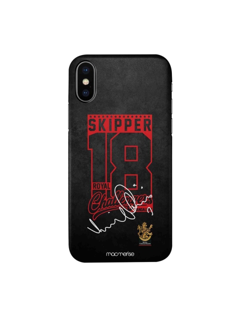 

CelfieDesign Black & Red Autograph Virat iPhone Xs Slim Back Case