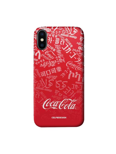 

CelfieDesign Red & White I Speak Coke iPhone Xs Slim Back Case