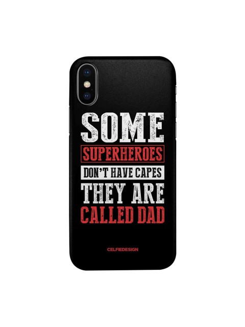 

CelfieDesign Black & White They Are Called Superhero iPhone Xs Slim Back Case
