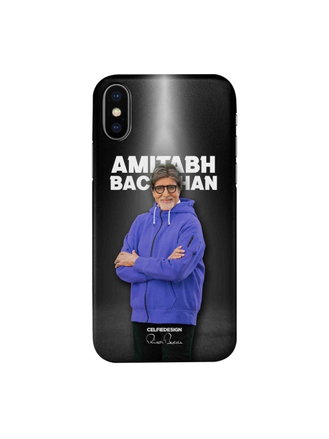 

CelfieDesign Black & Blue Amitabh Bachchan Plastic iPhone XR Slim Back Case
