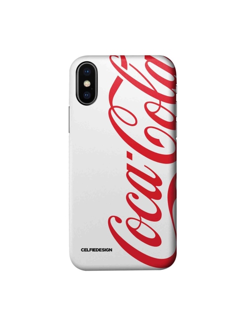 

CelfieDesign White & Red Coke iPhone Xs Slim Back Case