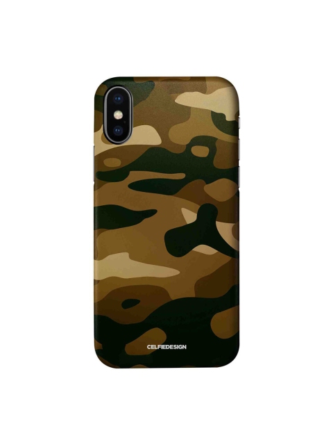 

CelfieDesign Khaki & Green Camouflage Field Drab Abstract Printed iPhone XS Slim Back Case