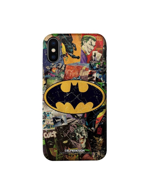 

CelfieDesign Grey & Brown Comic Bat Plastic iPhone Xs Slim Back Case