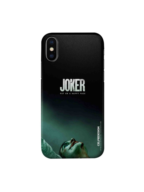 

CelfieDesign Black & Green Rise of the Joker Printed iPhone Xs Slim Back Case