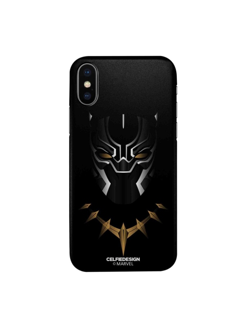 

CelfieDesign Black & Silver Minimalistic Black Panther iPhone Xs Slim Back Case