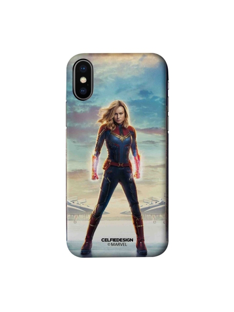 

CelfieDesign Blue & Red Captain Marvel PosteriPhone Xs Slim Back Case