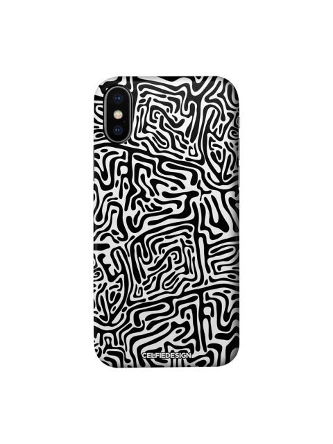 

CelfieDesign Black & White Printed Plastic iPhone Xs Slim Back Case