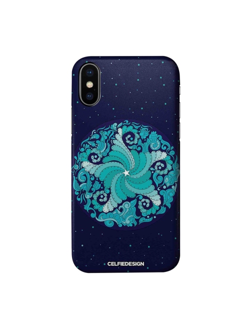 

CelfieDesign Blue Starfish Mandala iPhone Xs Slim Back Case