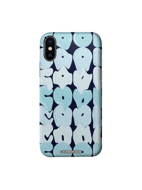 

CelfieDesign Blue Cool Typography Printed iPhone XS Slim Back Case