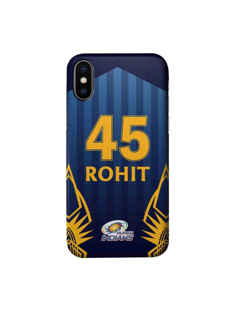 

CelfieDesign Blue & Yellow Mumbai Indians Gear Up Plastic iPhone Xs Slim Back Case