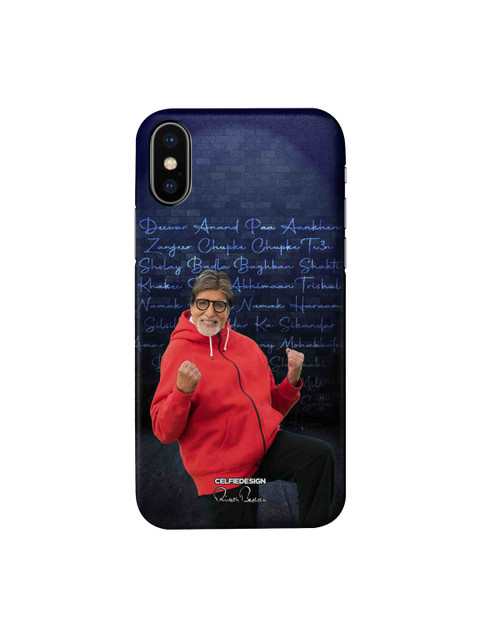 

CelfieDesign Blue & Red AB Wall Of Fame iPhone Xs Slim Back Case