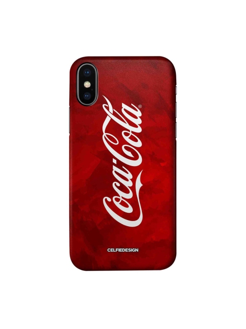 

CelfieDesign Red & White Mist Coke iPhone Xs Slim Back Case