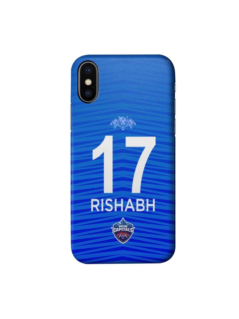 

CelfieDesign Blue & White Delhi Capitals Gear Up Printed iPhone Xs Slim Back Case