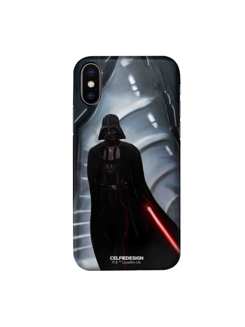 

CelfieDesign Black & Red Vader Walk Printed iPhone Xs Slim Back Case