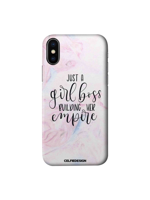 

CelfieDesign Pink Girl Boss iPhone Xs Slim Back Case