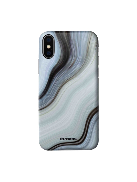 

CelfieDesign Grey & Black iPhone Xs Slim Back Case
