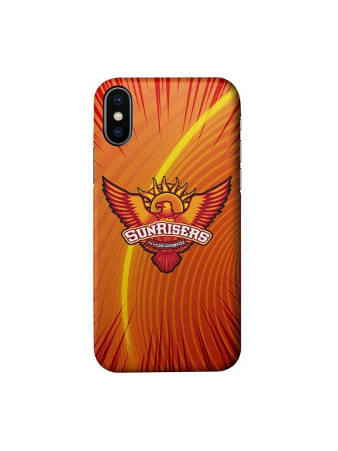 

CelfieDesign Orange & Yellow Sunrisers Hyderabad Crest iPhone Xs Slim Back Case