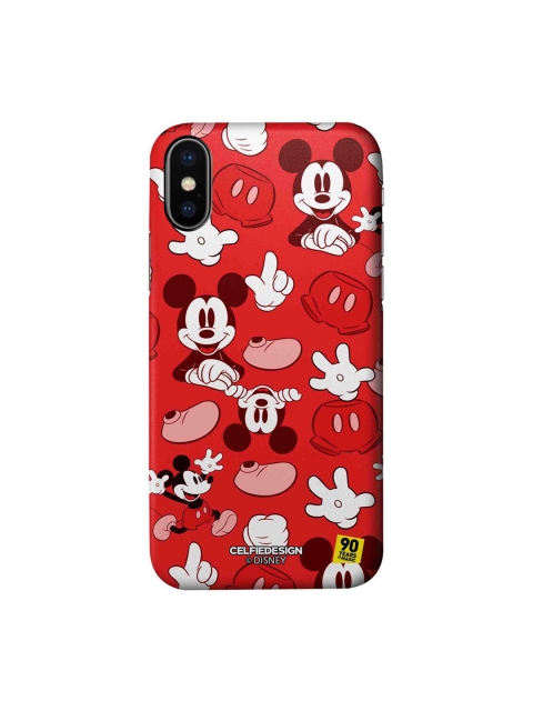 

CelfieDesign Red & White Mickey Classic Printed iPhone Xs Slim Back Case