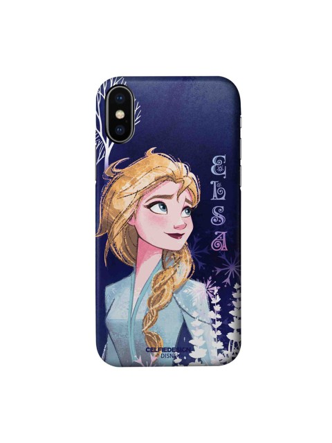 

CelfieDesign Blue & Yellow Strong Elsa iPhone Xs Slim Back Case