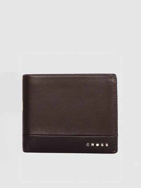 

Cross Men Brown Leather Two Fold Wallet