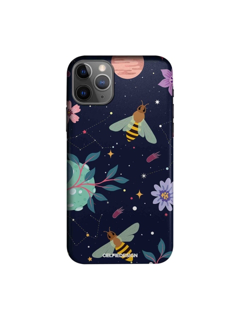 

CelfieDesign Blue & Purple Space Bees Printed iPhone 11 Pro Slim Back Case