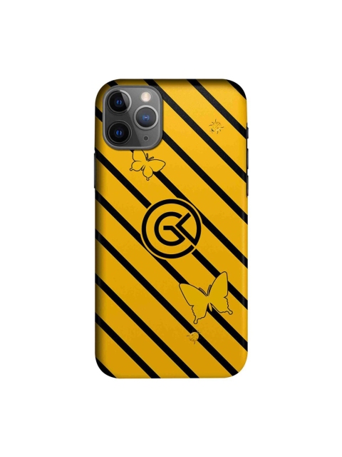 

CelfieDesign Yellow & Black Rain Printed iPhone 11 Pro Slim Back Case