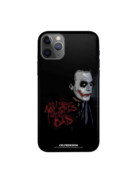 

CelfieDesign Black & Grey Jokers Sarcasm Printed iPhone 11 Pro Slim Back Case