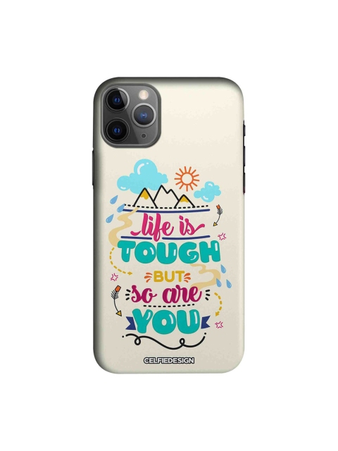 

CelfieDesign Cream & Blue Printed iPhone 11 Pro Slim Back Case