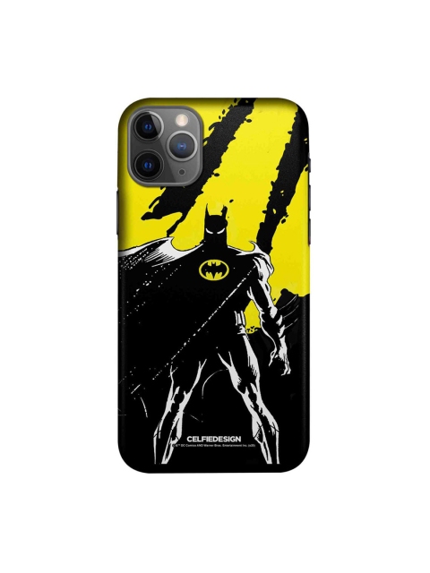 

CelfieDesign Black & Yellow Bat On The Lookout Printed iPhone 11 Pro Slim Back Case