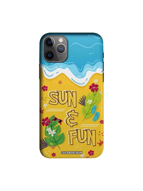 

CelfieDesign Yellow & Blue Sun & Fun Printed iPhone 11 Pro Slim Back Case