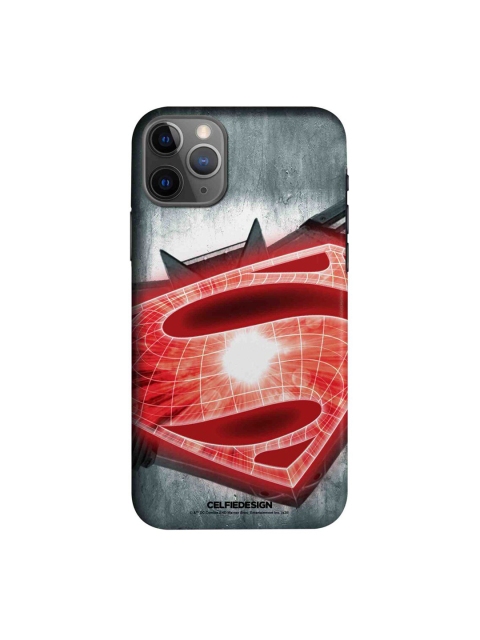 

CelfieDesign Red & Grey Superman iPhone 11 Pro Slim Back Case