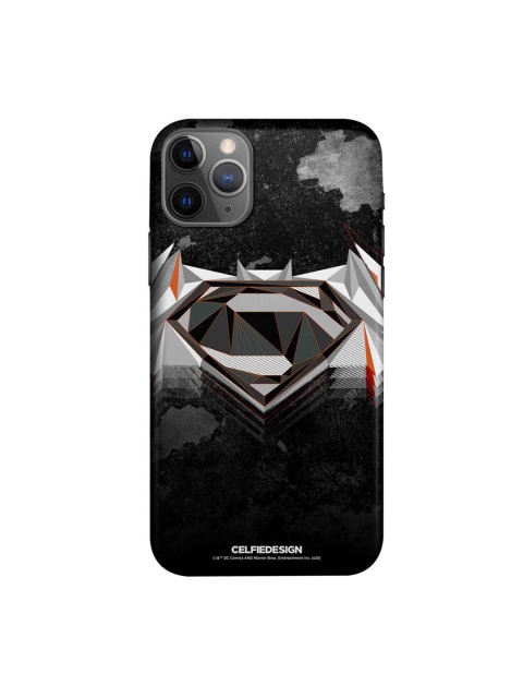 

CelfieDesign Black & Grey Men Of Steel Printed iPhone 11 Pro Slim Back Case