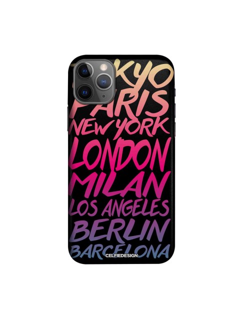 

CelfieDesign Black & Pink Typography Printed iPhone 11 Pro Slim Back Case