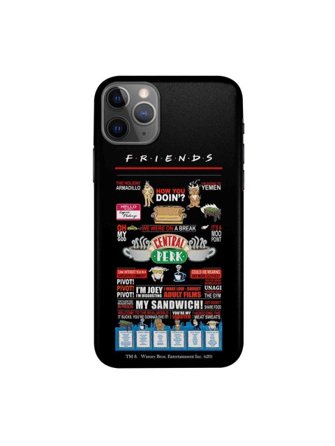 

CelfieDesign Black & Red Friends Favorites iPhone 11 Pro Slim Back Case