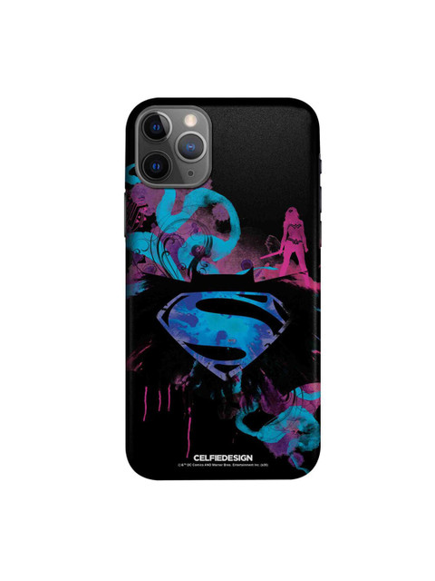 

CelfieDesign Black & Blue Printed iPhone 11 Pro Slim Back Case