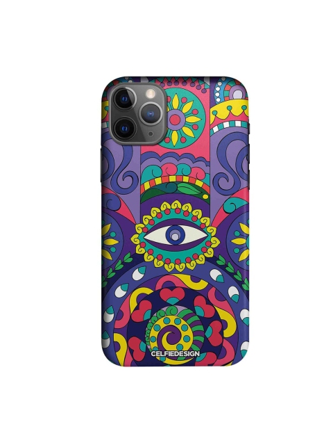 

CelfieDesign Multi-Coloured Humsa iPhone 11 Pro Back Case