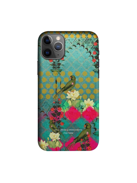 

CelfieDesign Green & Pink Mitthu miya iPhone 11 Pro Slim Back Case