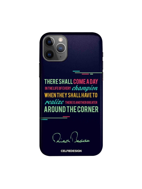 

CelfieDesign Blue & Green Champion AB Quote iphone 11 Pro Slim Back Case