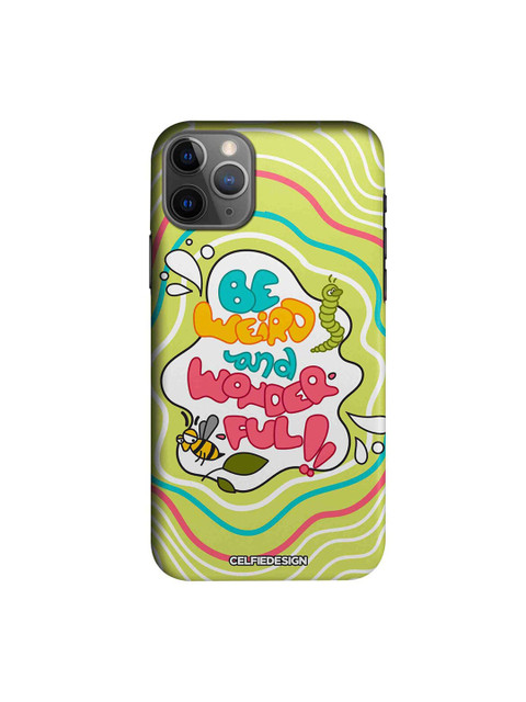 

CelfieDesign Green & Pink Be Weird & Wonderful iPhone 11 Pro Slim Back Case