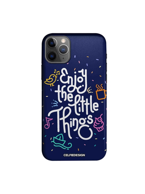 

CelfieDesign Blue & White Enjoy The Little Things iPhone 11 Pro Slim Back Case