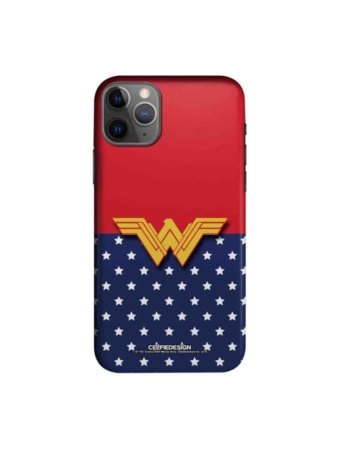 

CelfieDesign Red & Blue Classic Wonder Woman Logo iPhone 11 Pro Slim Back Case