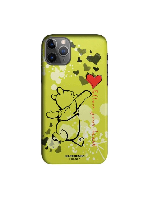 

CelfieDesign Multi-Coloured Follow your Heart Pooh iPhone 11 Pro Back Case